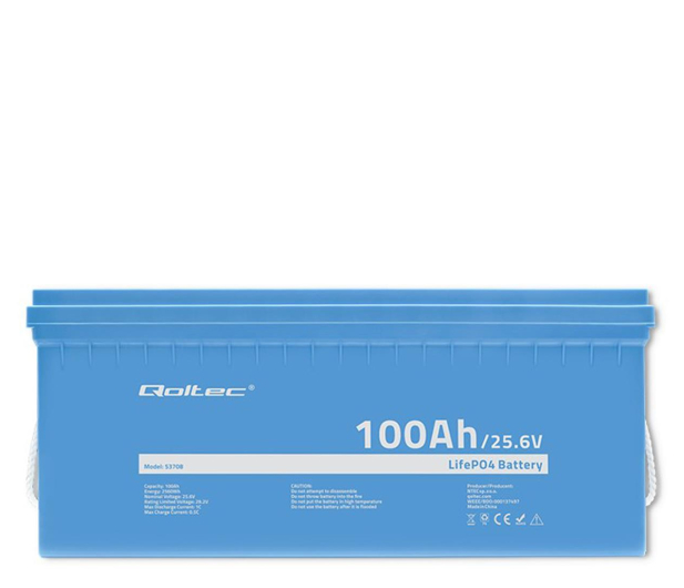 Qoltec Akumulator LiFePO4 25.6V 100AH 2560Wh BMS - 1168194 - zdjęcie 2